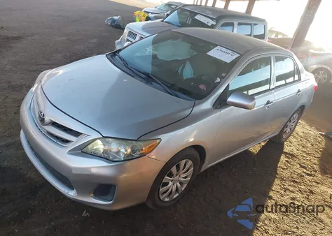 2013 Toyota Corolla L z USA, uszkodzony, nr VIN 5YFBU4EE4DP151864